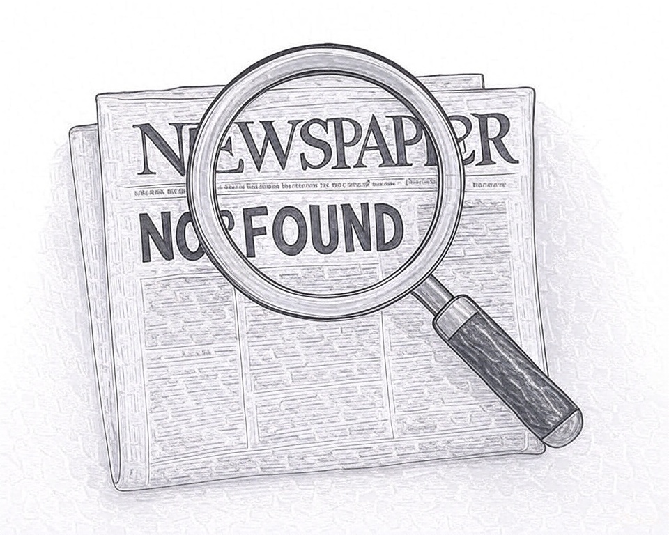 No newspaper available